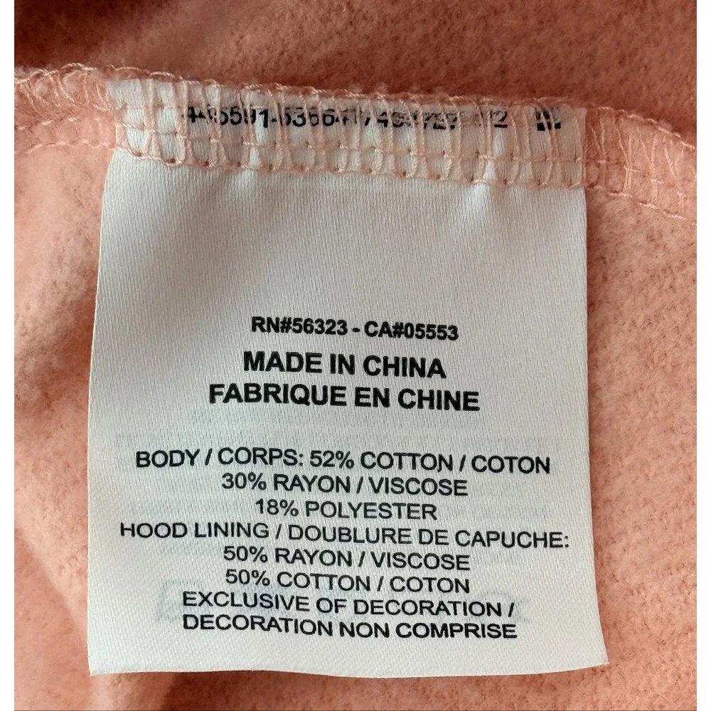 Nike Fleece Pullover‎ Hoodie Womens XS Pink Gold Swoosh Athletic Sweatshirt